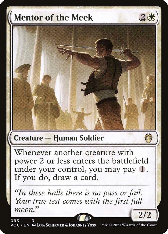 Mentor dos Humildes / Mentor of the Meek - Magic: The Gathering - MoxLand