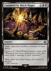 Cercado por Magos Negros / Cornered by Black Mages - Magic: The Gathering - MoxLand