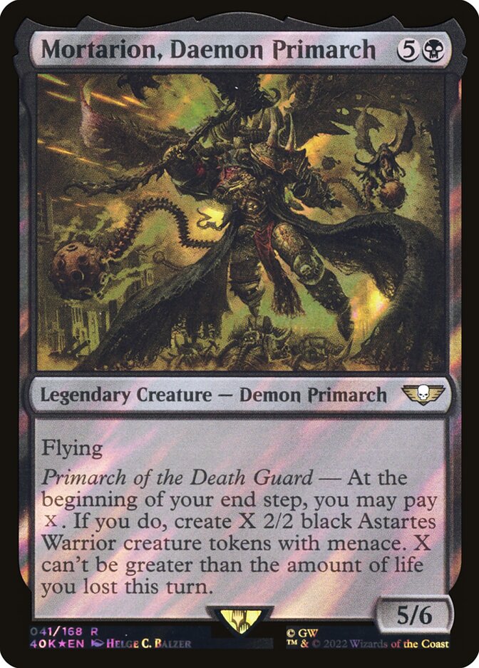 Mortarion, Primarca Daemônio / Mortarion, Daemon Primarch - Magic: The Gathering - MoxLand