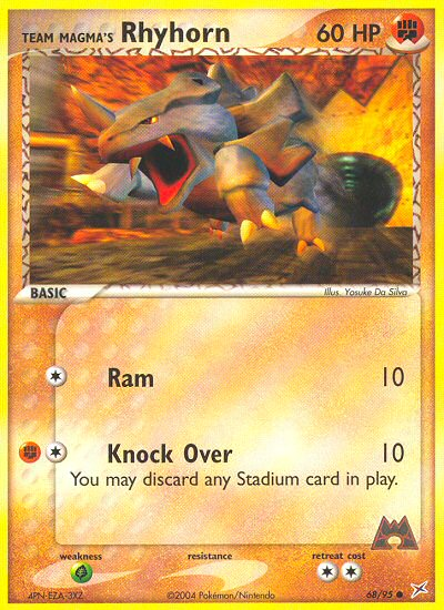 Team Magma's Rhyhorn - MoxLand - MoxLand