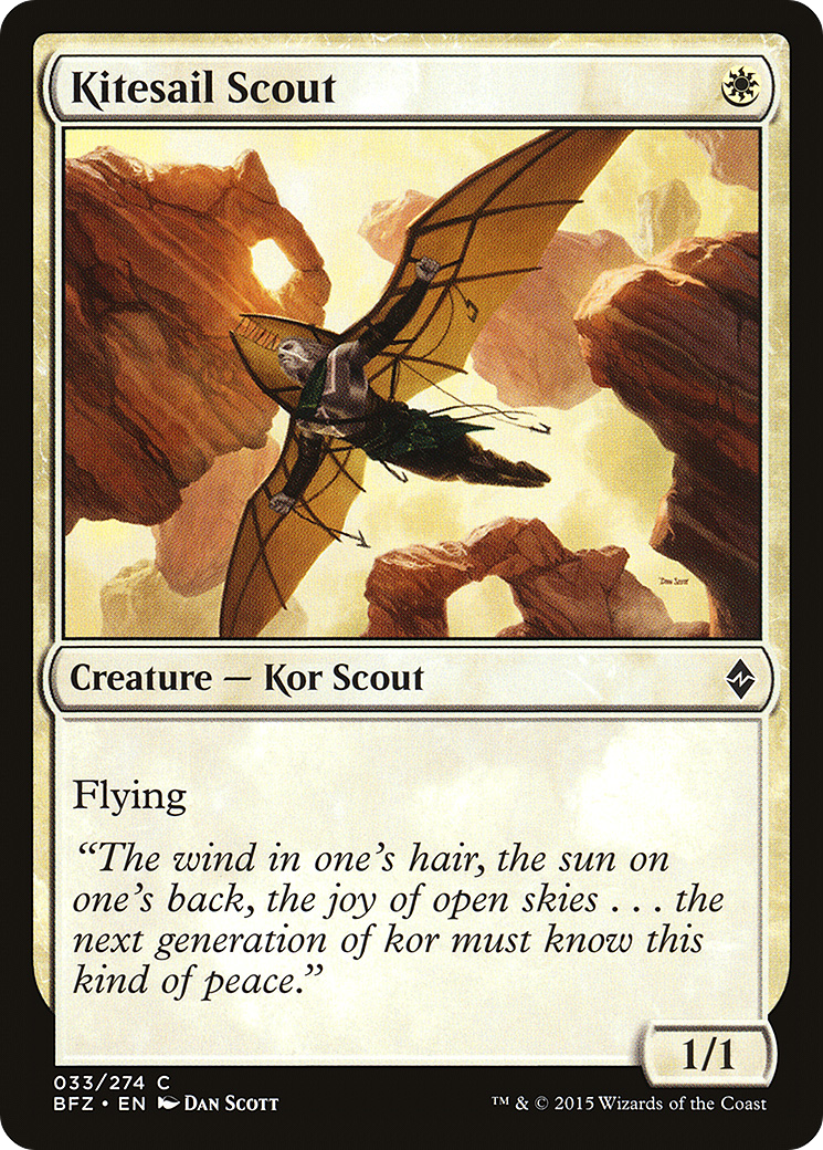 Batedor Aerovelista / Kitesail Scout - Magic: The Gathering - MoxLand