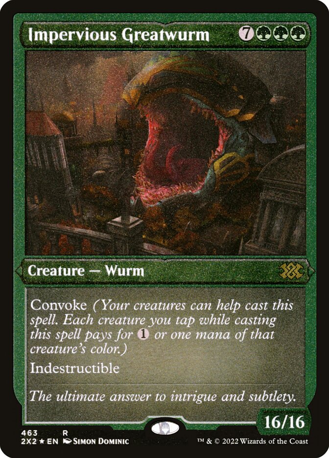 Megavorme Impérvio / Impervious Greatwurm - Magic: The Gathering - MoxLand