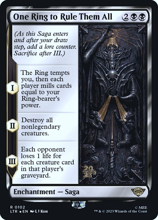 Um Anel Para Todos Governar / One Ring to Rule Them All - Magic: The Gathering - MoxLand