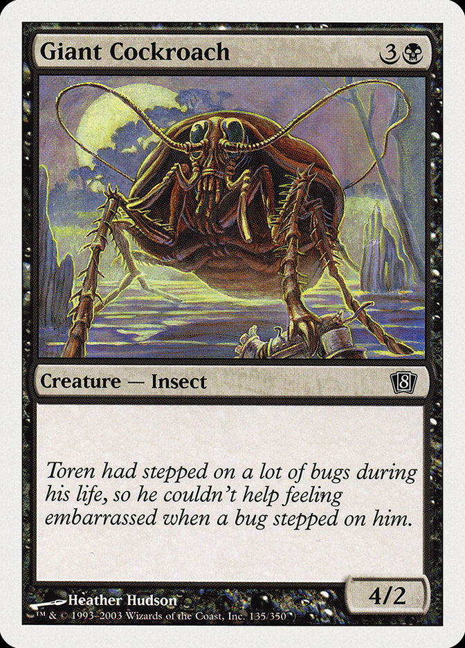 Barata Gigante / Giant Cockroach - Magic: The Gathering - MoxLand