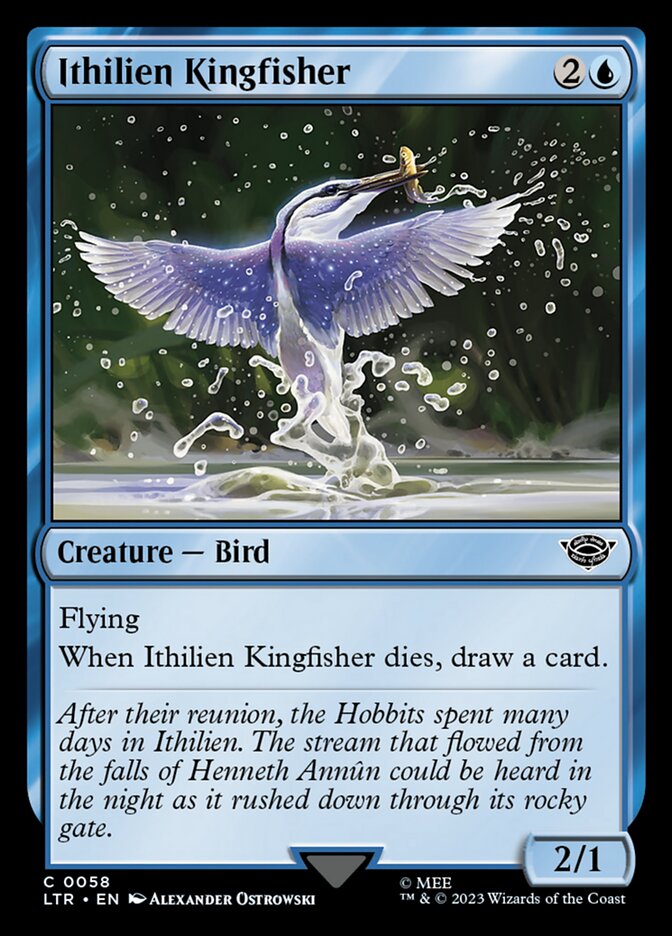 Martim-pescador de Ithilien / Ithilien Kingfisher - Magic: The Gathering - MoxLand
