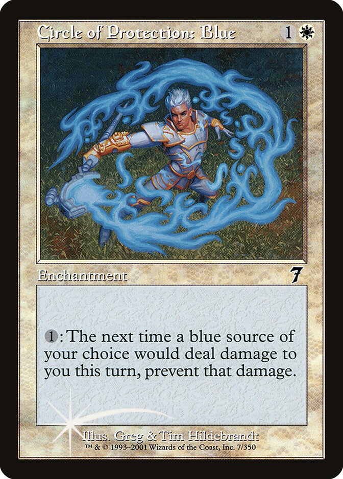 Círculo de Proteção: Azul / Circle of Protection: Blue - Magic: The Gathering - MoxLand