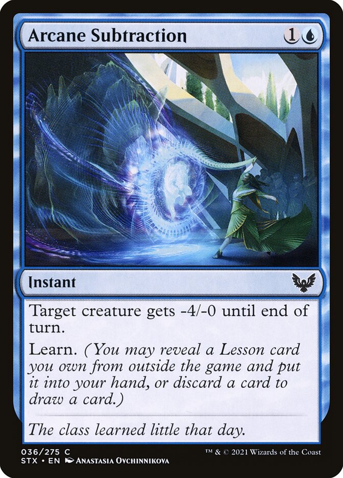 Subtração Arcana / Arcane Subtraction - Magic: The Gathering - MoxLand