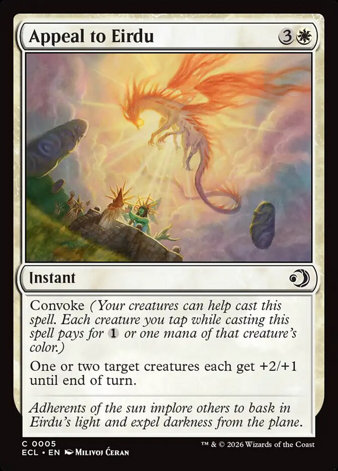 Recorrer a Eirdu / Appeal to Eirdu - Magic: The Gathering - MoxLand