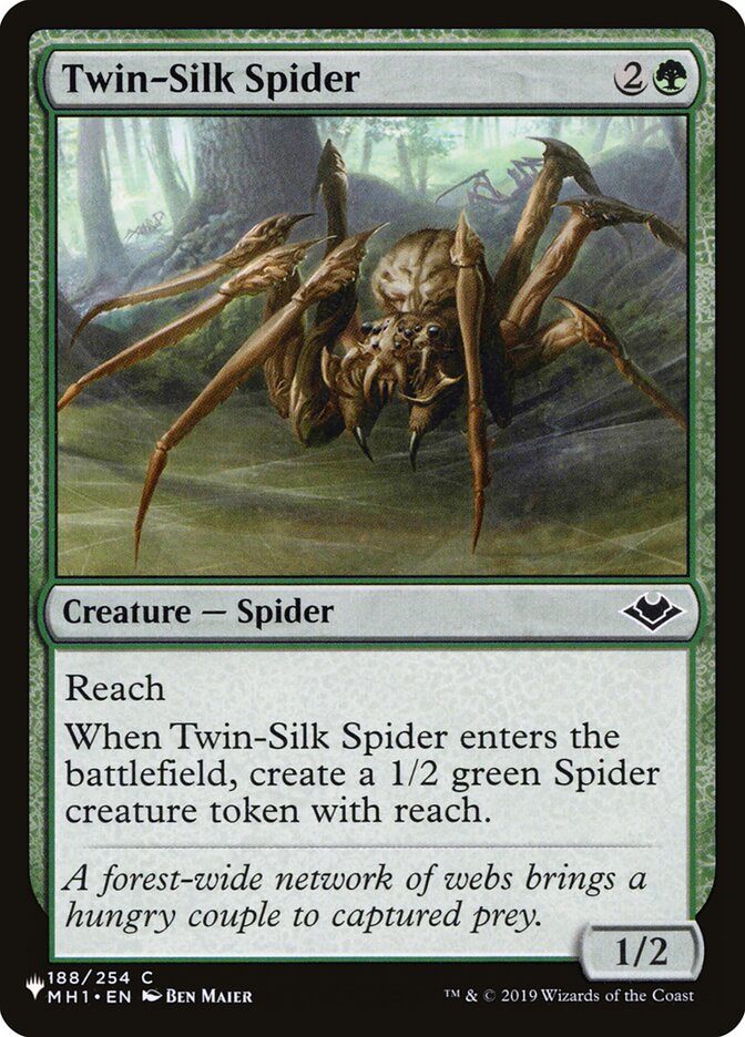 Aranha da Seda Dupla / Twin-Silk Spider - Magic: The Gathering - MoxLand