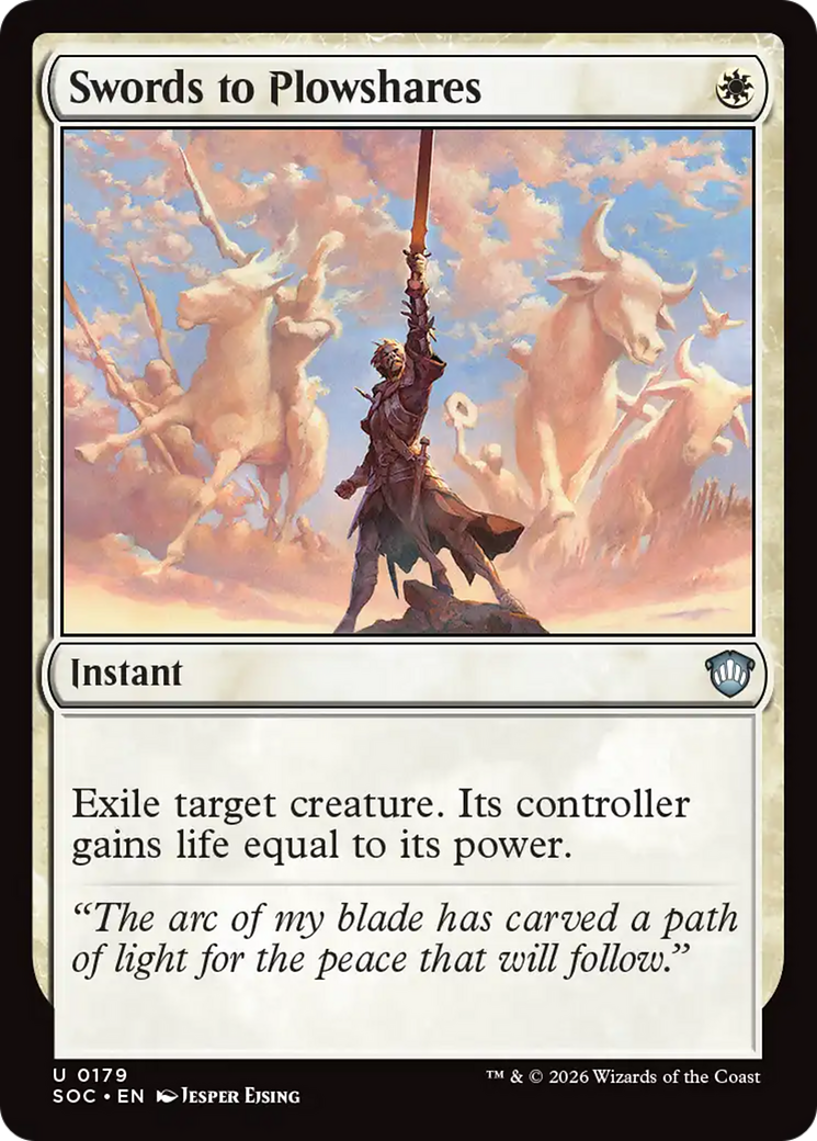 Espadas em Arados / Swords to Plowshares - Magic: The Gathering - MoxLand