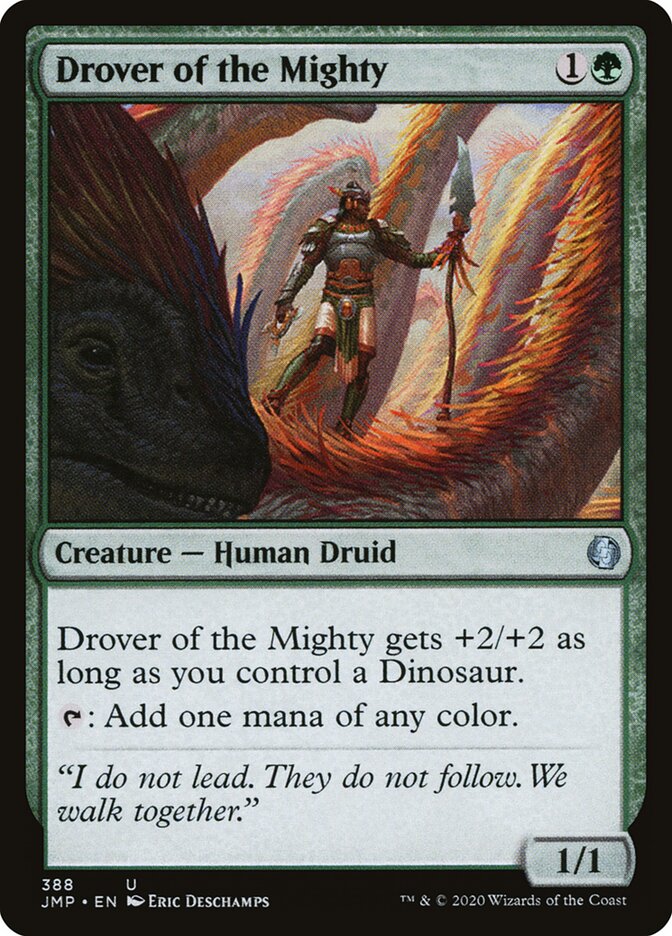 Tropeiro do Poderoso / Drover of the Mighty - Magic: The Gathering - MoxLand