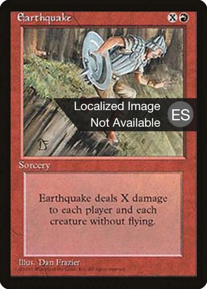 Terremoto / Earthquake - Magic: The Gathering - MoxLand