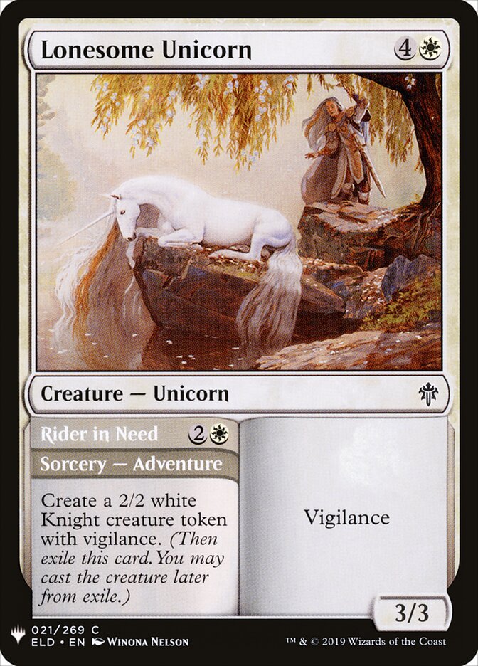 Lonesome Unicorn / Rider in Need - Magic: The Gathering - MoxLand