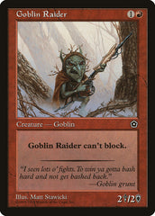 Goblin Salteador / Goblin Raider - Magic: The Gathering - MoxLand