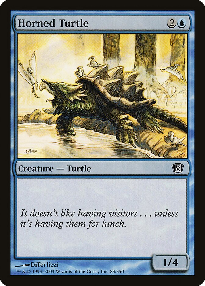 Tartaruga Marinha com Chifres / Horned Turtle - Magic: The Gathering - MoxLand