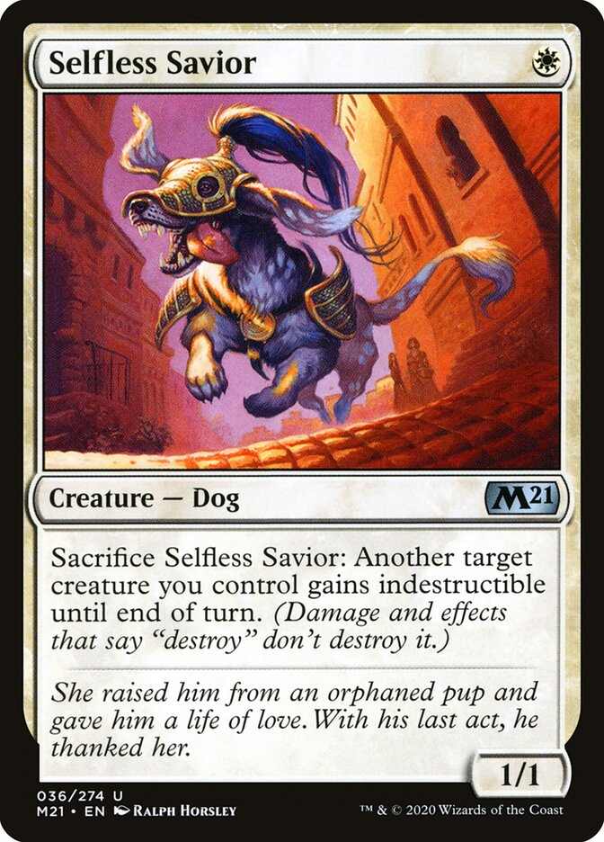 Salvador Altruísta / Selfless Savior - Magic: The Gathering - MoxLand