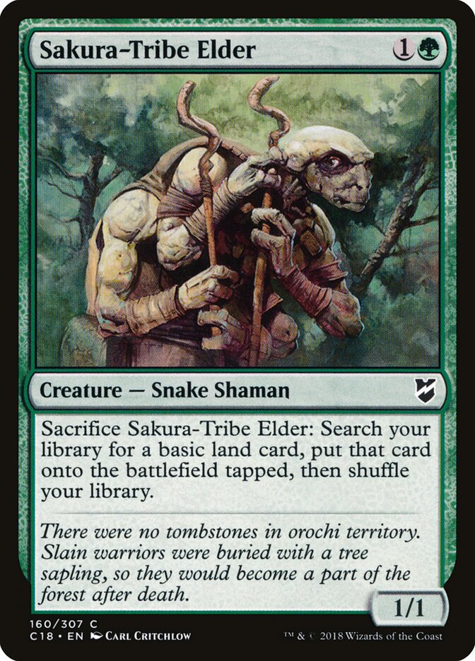 Ancião da Tribo Sakura / Sakura-Tribe Elder - Magic: The Gathering - MoxLand