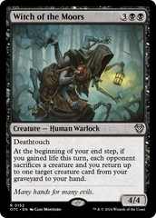 Bruxa dos Brejos / Witch of the Moors - Magic: The Gathering - MoxLand