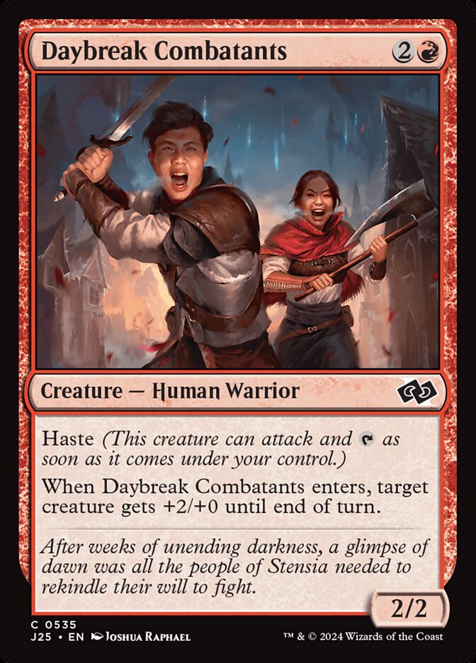 Combatentes do Raiar do Dia / Daybreak Combatants - Magic: The Gathering - MoxLand
