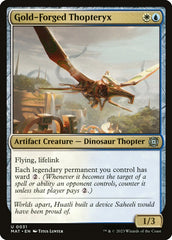 Topterix Forjado em Ouro / Gold-Forged Thopteryx - Magic: The Gathering - MoxLand