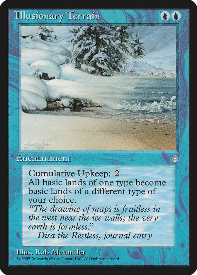 Terreno Ilusório / Illusionary Terrain - Magic: The Gathering - MoxLand