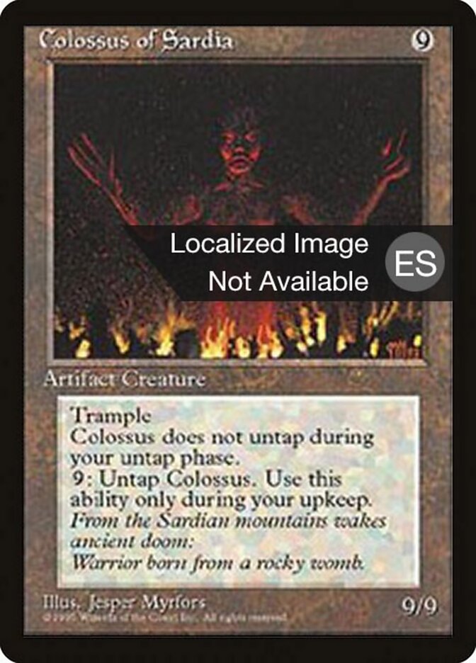 Colosso de Sardia / Colossus of Sardia - Magic: The Gathering - MoxLand