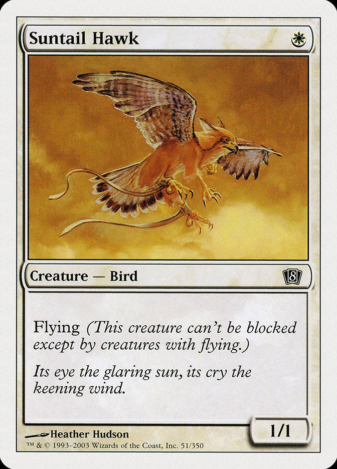 Falcão da Cauda Solar / Suntail Hawk - Magic: The Gathering - MoxLand