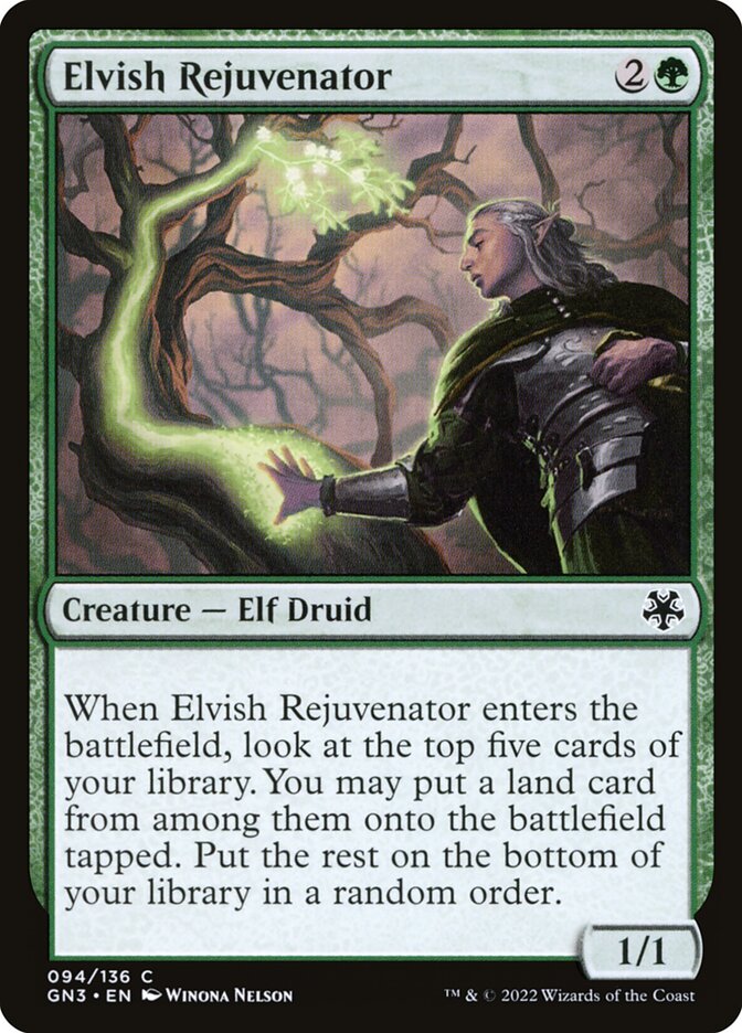 Rejuvenescedor Élfico / Elvish Rejuvenator - Magic: The Gathering - MoxLand