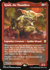 Krark, o Sem Dedão / Krark, the Thumbless - Magic: The Gathering - MoxLand