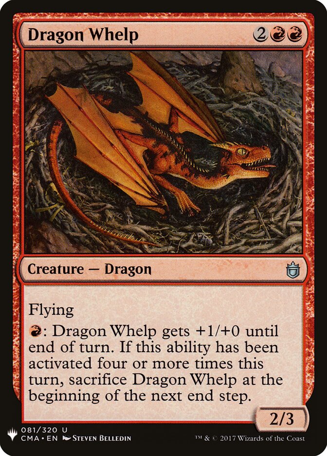 Filhote de Dragão / Dragon Whelp - Magic: The Gathering - MoxLand