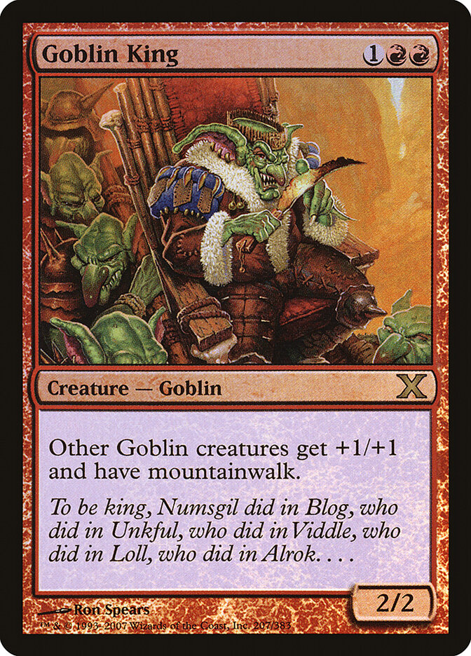 Rei dos Goblins / Goblin King - Magic: The Gathering - MoxLand