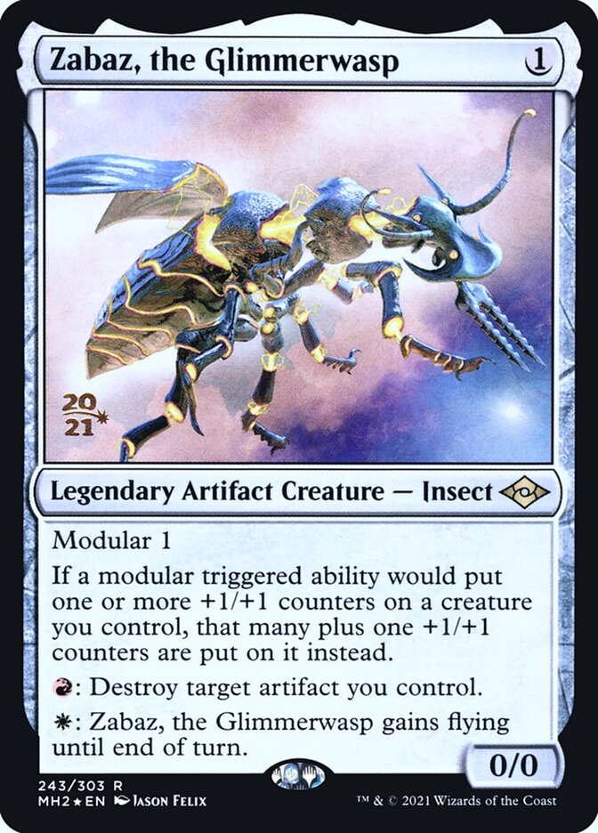 Zabaz, a Vespa Tremeluzente / Zabaz, the Glimmerwasp - Magic: The Gathering - MoxLand