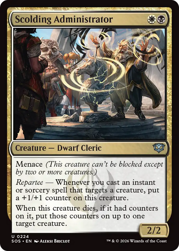 Scolding Administrator - Magic: The Gathering - MoxLand
