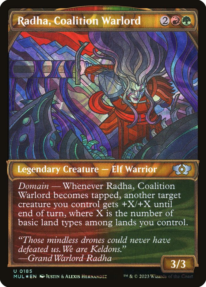 Radha, Senhora da Guerra da Coalizão / Radha, Coalition Warlord - Magic: The Gathering - MoxLand