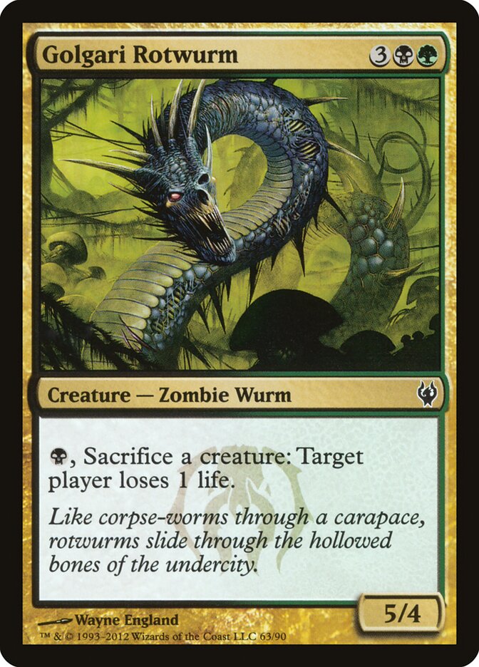 Vorme da Putrefação Golgari / Golgari Rotwurm - Magic: The Gathering - MoxLand