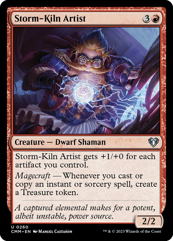 Artista da Fornalha Tempestuosa / Storm-Kiln Artist - Magic: The Gathering - MoxLand