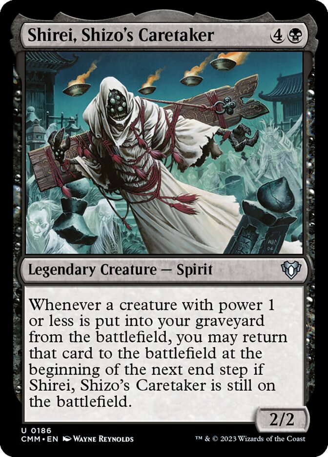 Shirei, Vigia de Shizo / Shirei, Shizo's Caretaker - Magic: The Gathering - MoxLand