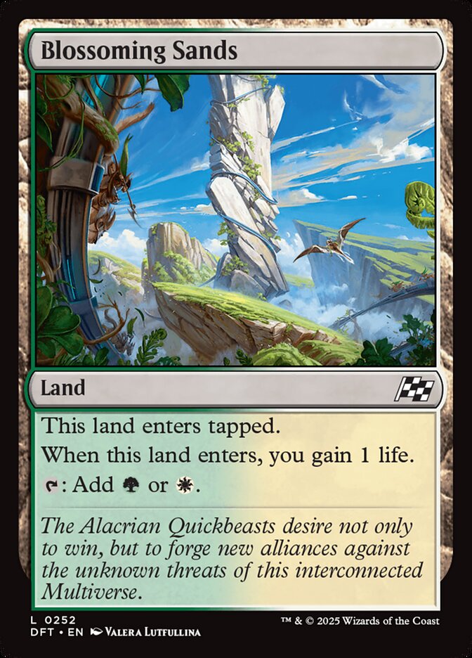 Areias Verdejantes / Blossoming Sands - Magic: The Gathering - MoxLand