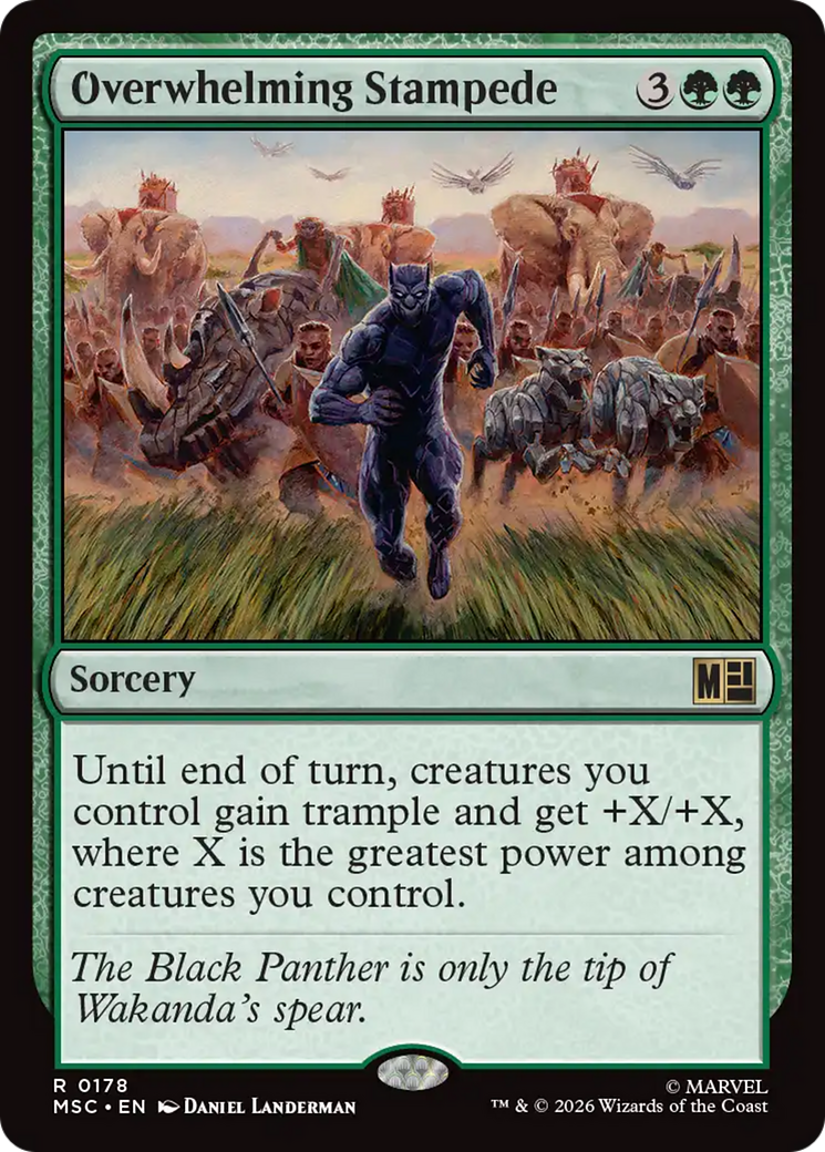 Estouro Esmagador / Overwhelming Stampede - Magic: The Gathering - MoxLand