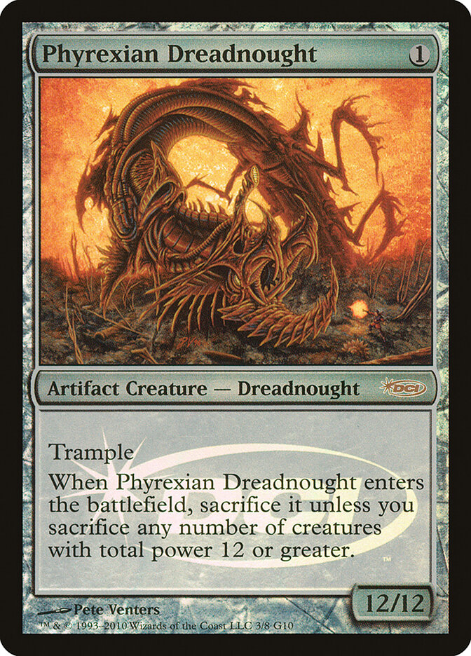 Couraçado Phyrexiano / Phyrexian Dreadnought - Magic: The Gathering - MoxLand