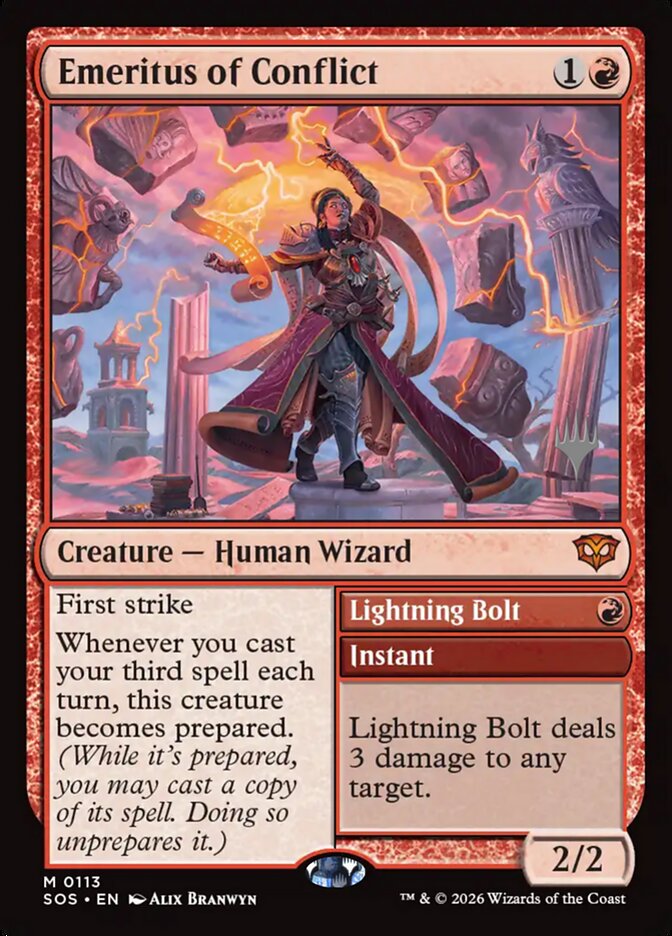Emeritus of Conflict - Magic: The Gathering - MoxLand