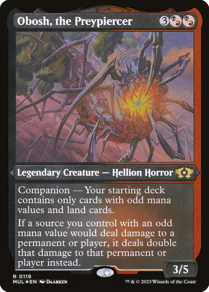 Obosh, o Furapresa / Obosh, the Preypiercer - Magic: The Gathering - MoxLand