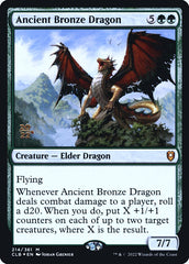 Dragão de Bronze Ancião / Ancient Bronze Dragon - Magic: The Gathering - MoxLand