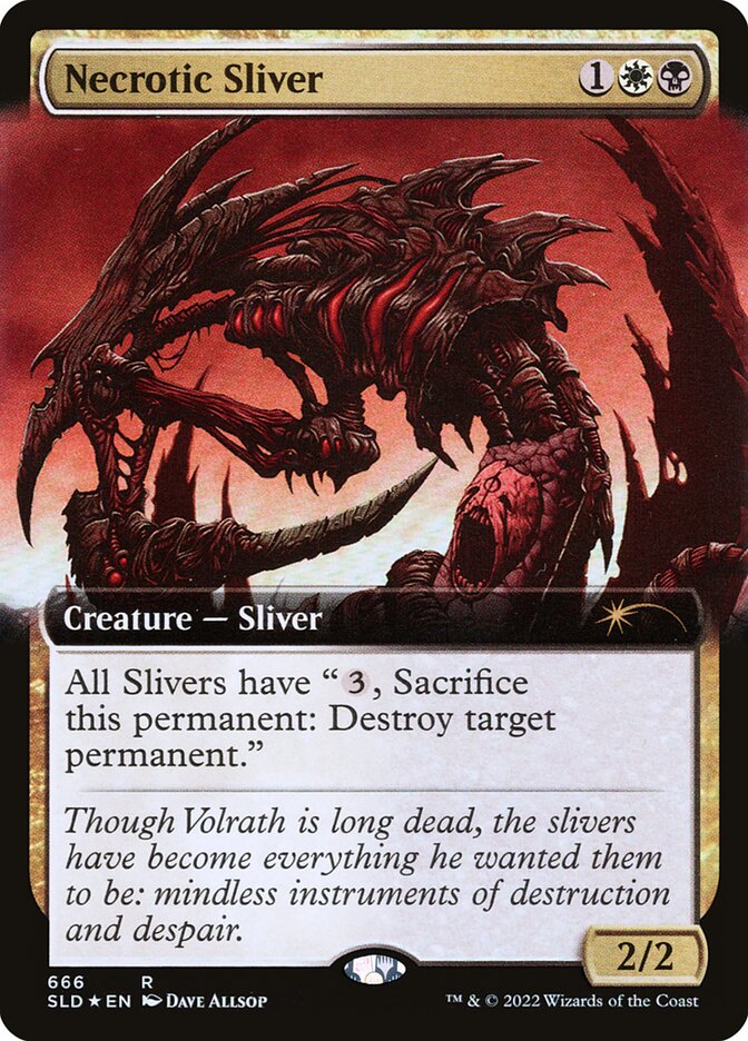 Fractius Necrótico / Necrotic Sliver - Magic: The Gathering - MoxLand