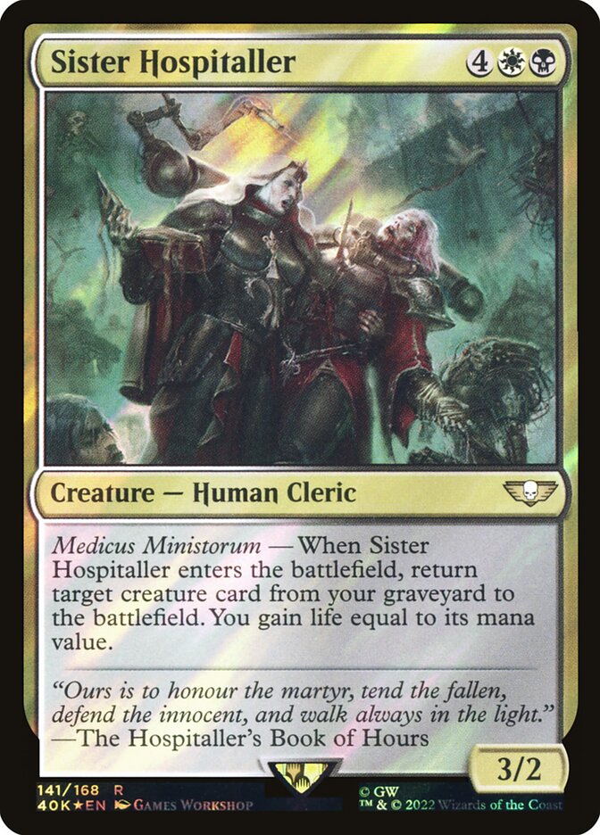 Irmã Hospitaleira / Sister Hospitaller - Magic: The Gathering - MoxLand