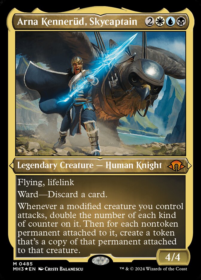 Arna Kennerüd, Capitã Celeste / Arna Kennerüd, Skycaptain - Magic: The Gathering - MoxLand