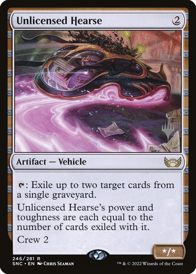 Rabecão Clandestino / Unlicensed Hearse - Magic: The Gathering - MoxLand