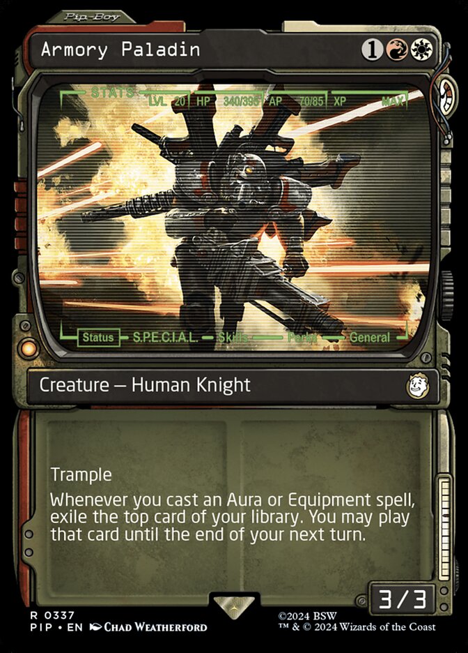 Armory Paladin - Magic: The Gathering - MoxLand