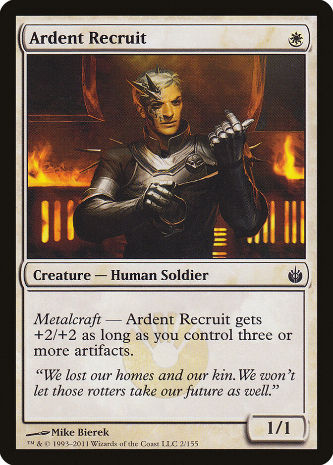 Recruta Fervoroso / Ardent Recruit - Magic: The Gathering - MoxLand