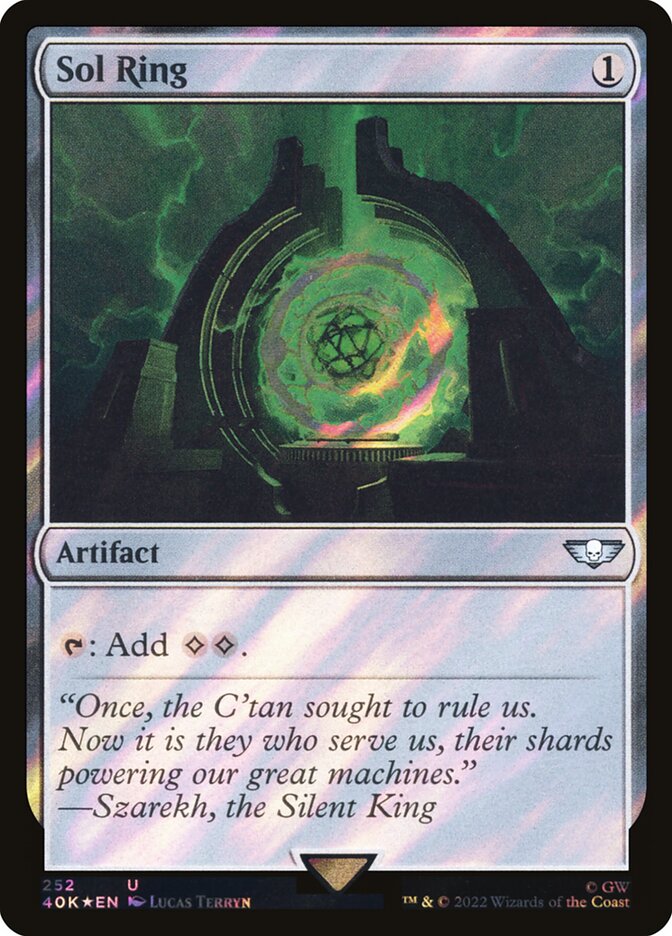 Anel Solar / Sol Ring - Magic: The Gathering - MoxLand